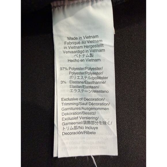 Madewell Black Faux Wrap Dress Women’s S RN#77388 V Neck Blouson Sleeve Midi EUC - Picture 5 of 7